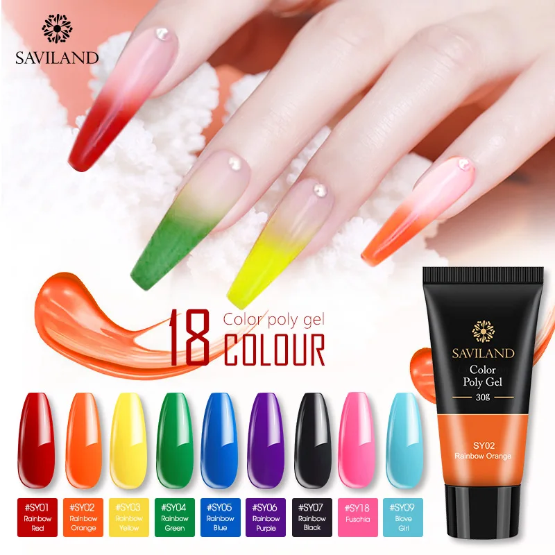 Saviland 30ml Color Poly Gel UV Acryl Building Polygel Fast Extension Camouflage UV LED Hard Gel Acrylic Builder Gel
Saviland 30ml Color Poly Gel UV Acryl Building Polygel Fast Extension Camouflage UV LED Hard Gel Acrylic Builder Gel