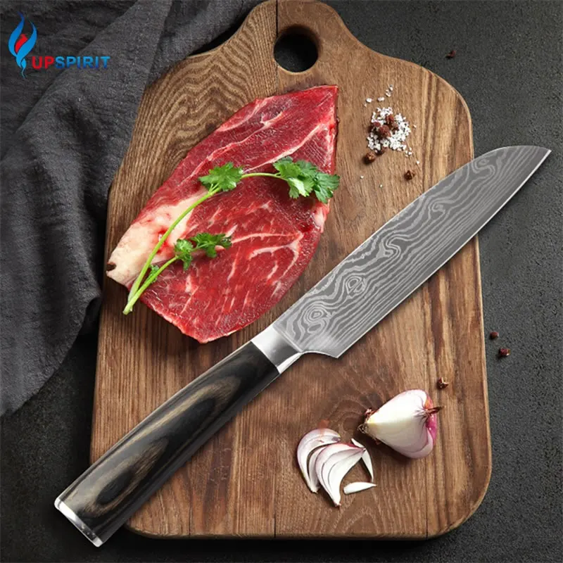 Upspirit 5" Utility Knife Stainless Steel Portable Fruit Vegetable Slicing Slicer Meat Fish Cleaver Sushi Cutter Kitchen Knives
Upspirit 5" Utility Knife Stainless Steel Portable Fruit Vegetable Slicing Slicer Meat Fish Cleaver Sushi Cutter Kitchen Knives