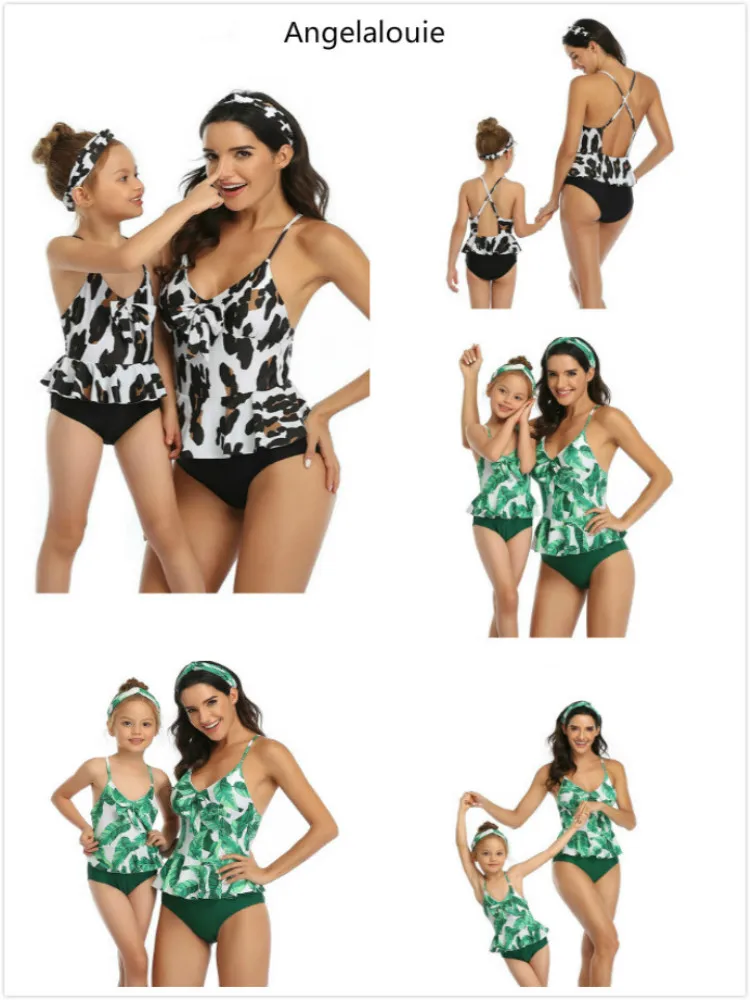 2019 Mother Daughter matching Swimsuits Printing piece double lotus leaf Parent-Child Swimwear Family Matching Swimsuit Outfits
2019 Mother Daughter matching Swimsuits Printing piece double lotus leaf Parent-Child Swimwear Family Matching Swimsuit Outfits