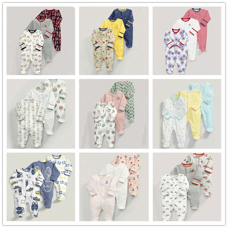 3PCS Baby Foot Cover Jumpsuit Cotton Three Quarter O-Neck Print Cute Trendy Style Unisex Cotton Baby Foot Cover Jumpsuit
3PCS Baby Foot Cover Jumpsuit Cotton Three Quarter O-Neck Print Cute Trendy Style Unisex Cotton Baby Foot Cover Jumpsuit