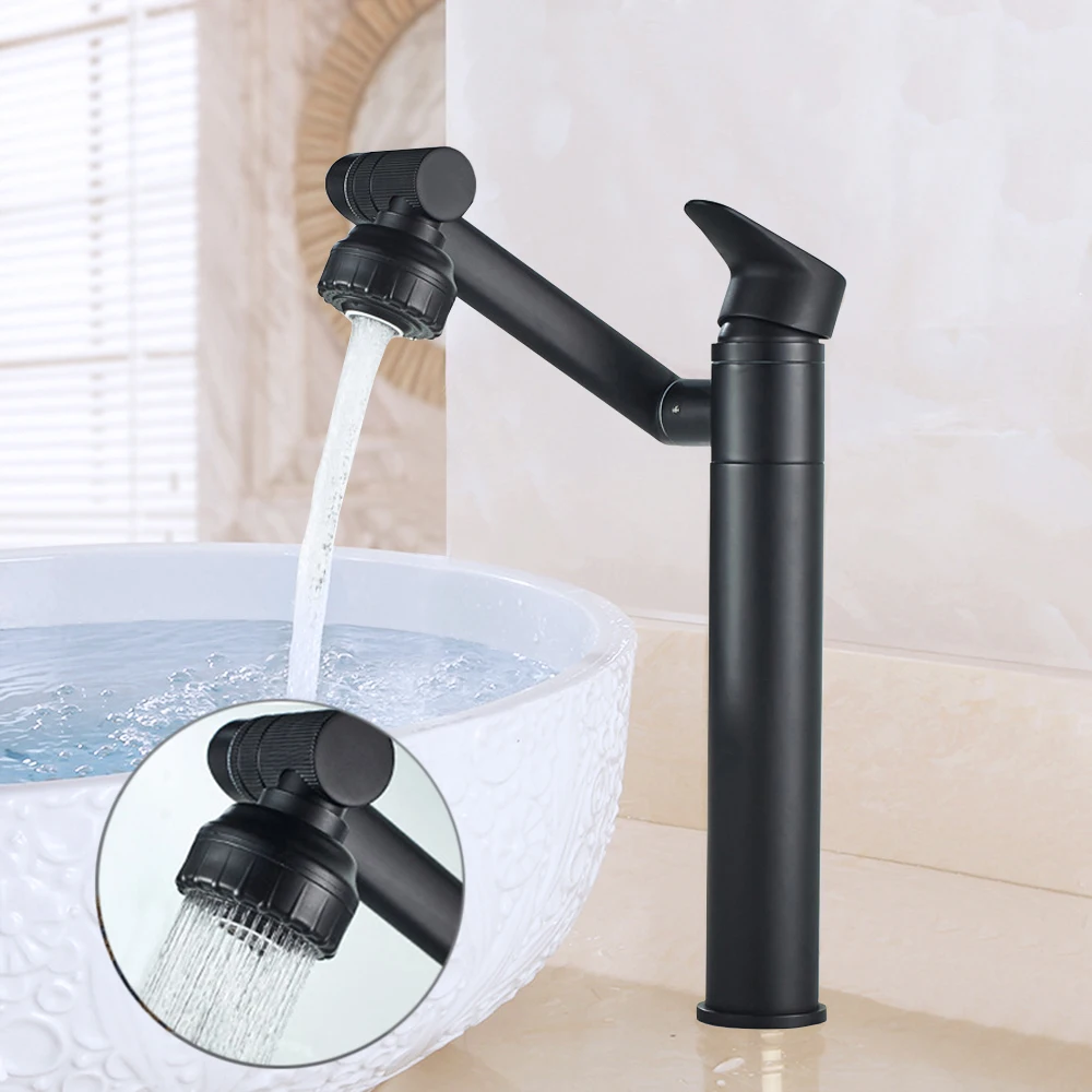Bathroom Basin Faucets Cold Hot Water Mixer 360 Rotating 2 Modes Sink Filter Tap Universal Single Hole Black And Golden Faucet
Bathroom Basin Faucets Cold Hot Water Mixer 360 Rotating 2 Modes Sink Filter Tap Universal Single Hole Black And Golden Faucet