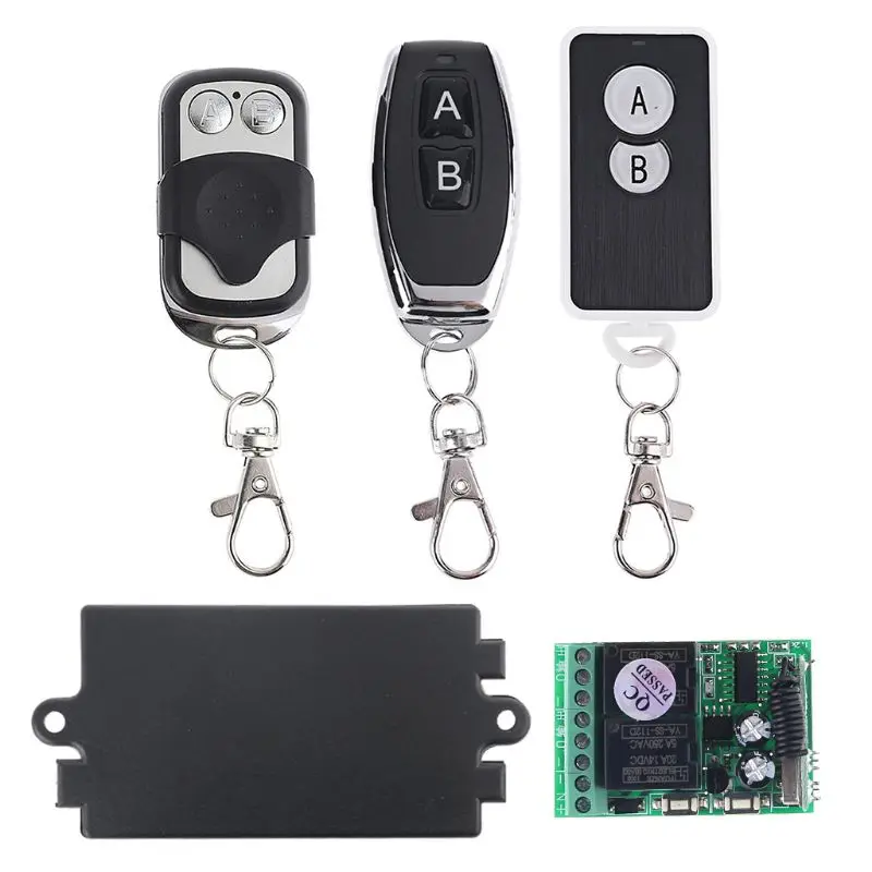 433Mhz DC12V Voltage 2CH Relay Wireless Remote Control Switch RF Receiver Module for Smart Home Switch Transmitter
433Mhz DC12V Voltage 2CH Relay Wireless Remote Control Switch RF Receiver Module for Smart Home Switch Transmitter