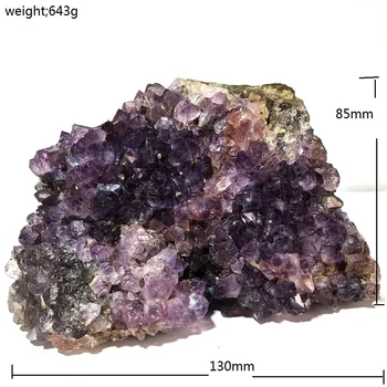 natural amethyst clear quartz crystal specimen Home furnishing decoration stone and crystal Reiki healing 
natural amethyst clear quartz crystal specimen Home furnishing decoration stone and crystal Reiki healing