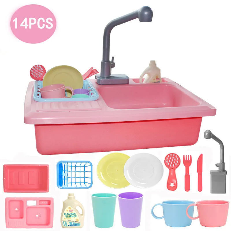 Children Plastic Simulation Electric Dishwasher Kids Sink Pretend Play Kitchen Toys Sets Girls Birthday Gifts Dolls accessory
Children Plastic Simulation Electric Dishwasher Kids Sink Pretend Play Kitchen Toys Sets Girls Birthday Gifts Dolls accessory