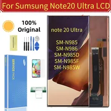 Écran LCD AMOLED 100% d'origine de 6,9 ​​pouces pour Samsung Galaxy Note20 Ultra 5G LCD numériseur à écran tactile pour Note 20 Ultra N985F N986B=