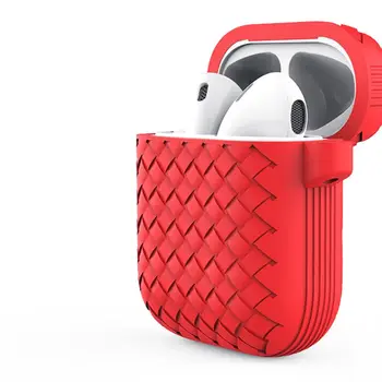 Soft Silicone Cover For Apple Airpods Weaving Design Shockproof Cover Ultra Thin Air Pods Protective Case Earphone Accessories
Soft Silicone Cover For Apple Airpods Weaving Design Shockproof Cover Ultra Thin Air Pods Protective Case Earphone Accessories