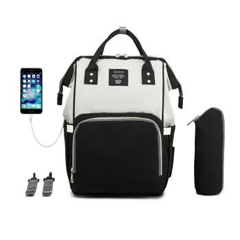 Multifunctional Baby Diaper Mummy Backpack with USB Charging Port Large Capacity Nappy Bag
Multifunctional Baby Diaper Mummy Backpack with USB Charging Port Large Capacity Nappy Bag