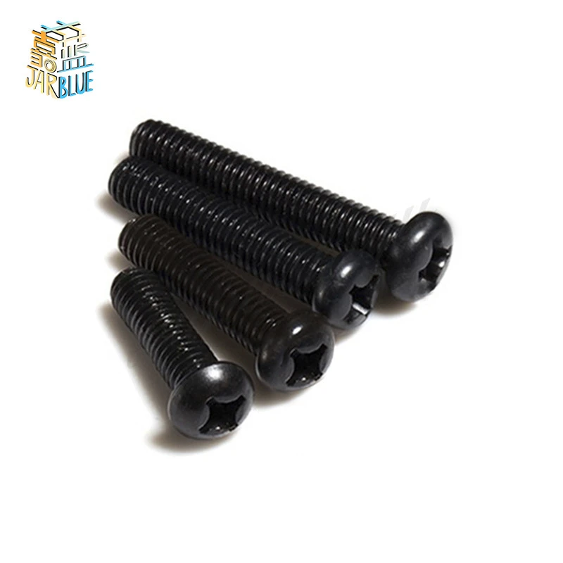 50pcs Cross Recessed Pan Head Screw M1.2 M1.4 M1.6 M1.7 M2 M2.5 M3 M4 Carbon Steel Black Phillips Machine Screw GB818
50pcs Cross Recessed Pan Head Screw M1.2 M1.4 M1.6 M1.7 M2 M2.5 M3 M4 Carbon Steel Black Phillips Machine Screw GB818