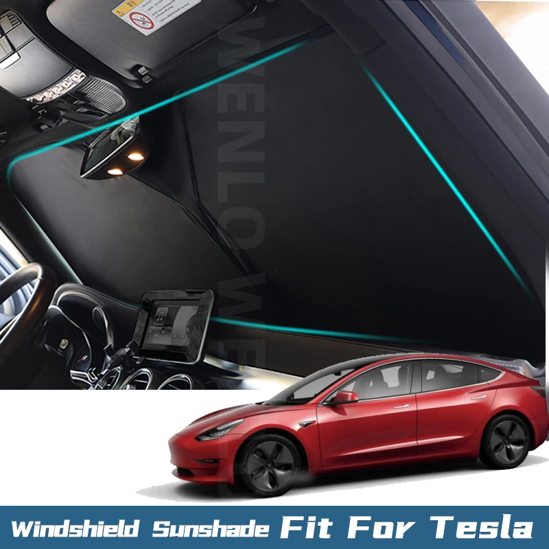 Car Windshield Sun shade Window Film Cover For Tesla Model 3 X S Windscreen Visor Cover UV Protect accessories
Car Windshield Sun shade Window Film Cover For Tesla Model 3 X S Windscreen Visor Cover UV Protect accessories