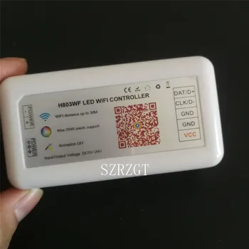 1pcs H803 WiFi;RGB LED WIFI controller Controller DC5-24V input For 2812B 281B 6803 Max 2048 Pixel Strip ArtNet Remote Control
1pcs H803 WiFi;RGB LED WIFI controller Controller DC5-24V input For 2812B 281B 6803 Max 2048 Pixel Strip ArtNet Remote Control