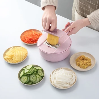 Slicer Vegetable Slicer Potato Peeler Carrot Onion Grater with Strainer Vegetable Cutter 8 in 1 Kitchen Accessories
Slicer Vegetable Slicer Potato Peeler Carrot Onion Grater with Strainer Vegetable Cutter 8 in 1 Kitchen Accessories
