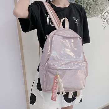 Fashion Tassel Laser Women Backpacks High Quality female Travel Backpack School Bags for Teenage Girl Book Bag mochila 2020
Fashion Tassel Laser Women Backpacks High Quality female Travel Backpack School Bags for Teenage Girl Book Bag mochila 2020