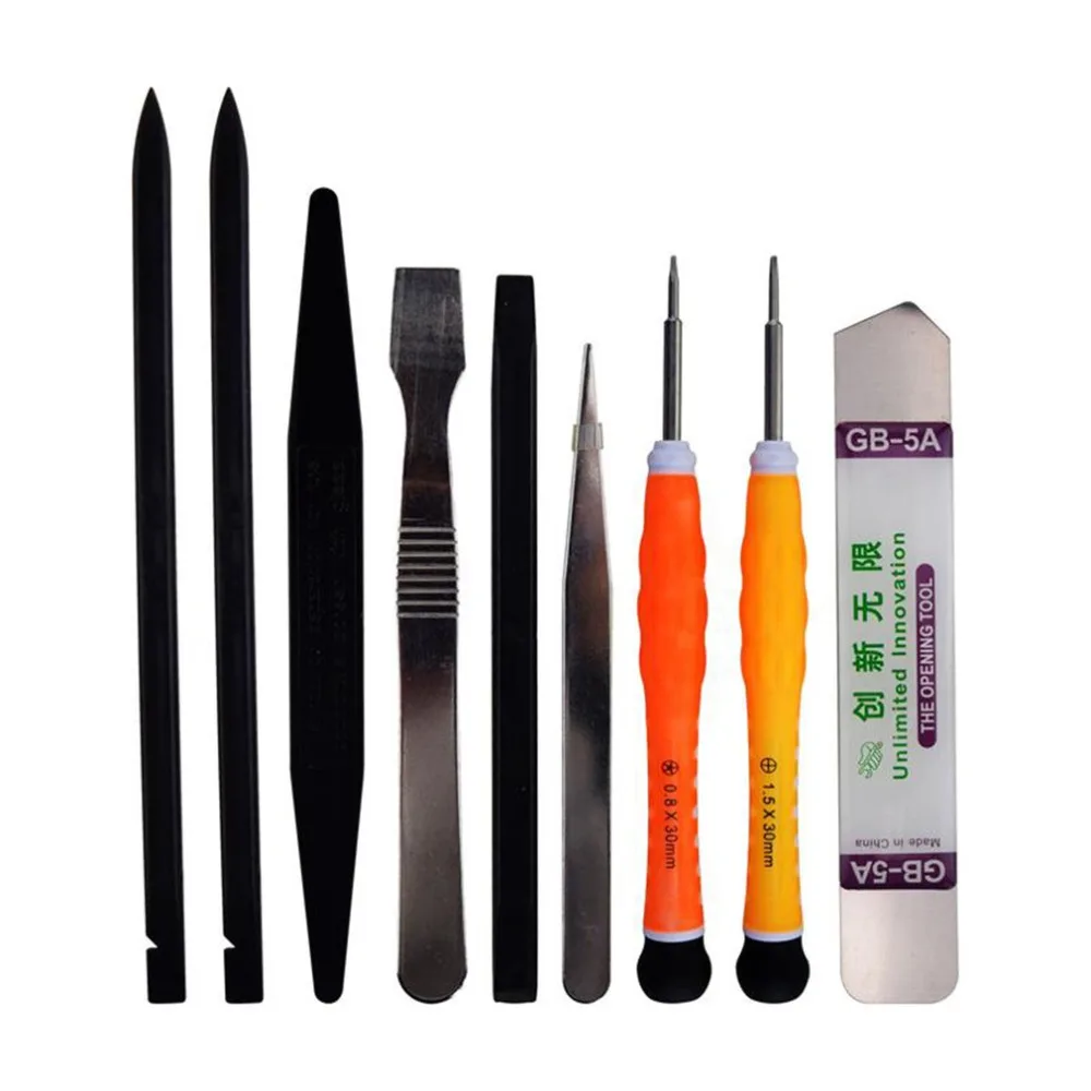 9 in 1 Repairing Tool Kit repair pry kits Cell Phone LCD opening tools Set Disassemble Tablet watches TV Screwdriver With Bag
9 in 1 Repairing Tool Kit repair pry kits Cell Phone LCD opening tools Set Disassemble Tablet watches TV Screwdriver With Bag