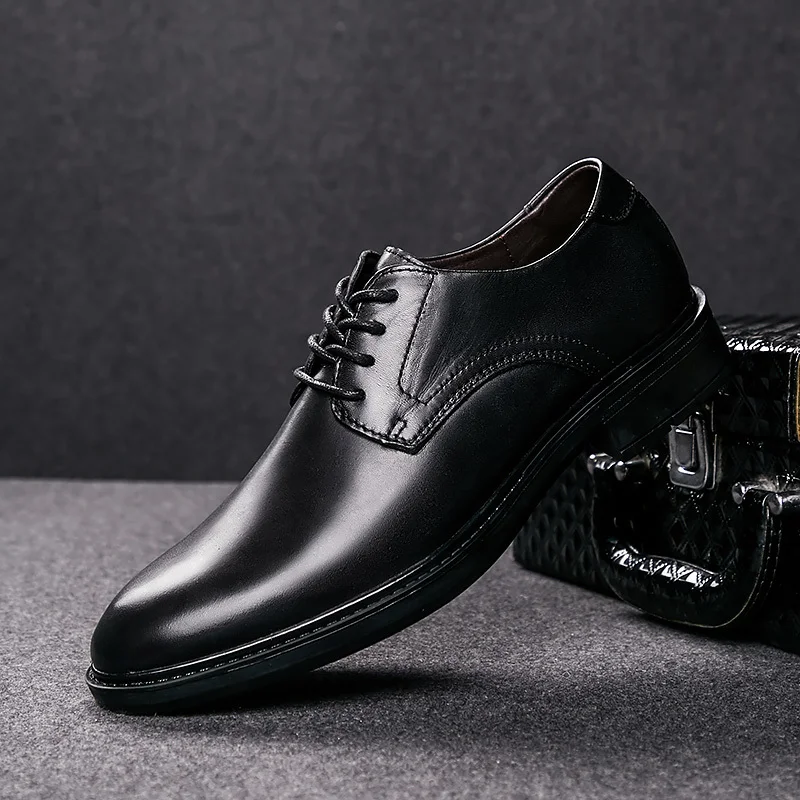 Men oxfords Dress Shoes Fashion Lace-up Wedding party Black Shoes lace up Mens business dress Pointed Toe formal Office Shoes a4
Men oxfords Dress Shoes Fashion Lace-up Wedding party Black Shoes lace up Mens business dress Pointed Toe formal Office Shoes a4