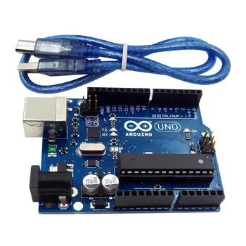 top selling UNO R3 MEGA328P ATMEGA16U2 Development Board + USB Cable Compatible for Arduino Support Wholesale and Dropshipping
top selling UNO R3 MEGA328P ATMEGA16U2 Development Board + USB Cable Compatible for Arduino Support Wholesale and Dropshipping