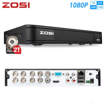 ZOSI 1080P TVI AHD CVI CVBS 8 Channel Hybrid 4-in-1 HD TVI DVR HDMI Network P2P Free Mobile App for Security System 2TB HDD
ZOSI 1080P TVI AHD CVI CVBS 8 Channel Hybrid 4-in-1 HD TVI DVR HDMI Network P2P Free Mobile App for Security System 2TB HDD