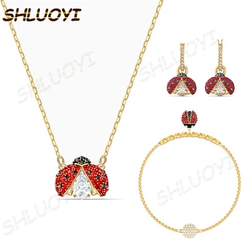 SHLUOYI High quality SWA fashion red ladybug Series pendant necklace women's fashion jewelry
SHLUOYI High quality SWA fashion red ladybug Series pendant necklace women's fashion jewelry