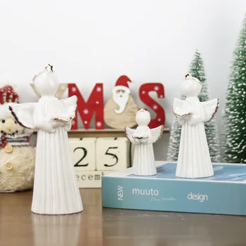 Ceramic Angel Figurines Geometric Abstract Prayer Statue Home Decoration Set Porcelain Missionary Dolls Gold Plating Desk Decor
Ceramic Angel Figurines Geometric Abstract Prayer Statue Home Decoration Set Porcelain Missionary Dolls Gold Plating Desk Decor