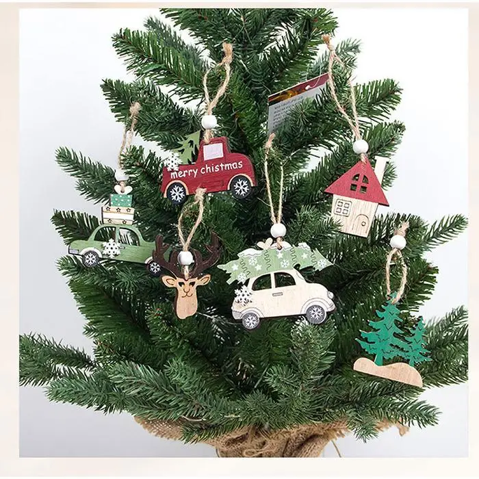 christmas set gift set car tree,house,deer christmas decoration