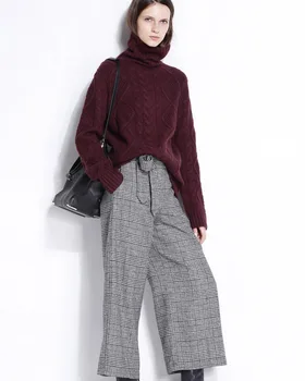 Autumn Winter Turtleneck Sweater Large Size Pullover women's sweater Korean Version Of Cashmere Sweater,Knitted Tops Sweater
Autumn Winter Turtleneck Sweater Large Size Pullover women's sweater Korean Version Of Cashmere Sweater,Knitted Tops Sweater