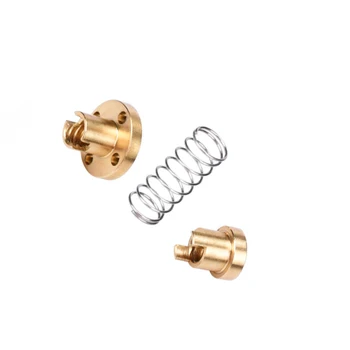 2pcs T8 Anti Backlash Spring Brass Screw Nut 3D for Printer Z Axis CNC DIY Suitable for printer with 8 mm diameter
2pcs T8 Anti Backlash Spring Brass Screw Nut 3D for Printer Z Axis CNC DIY Suitable for printer with 8 mm diameter