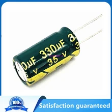 50pcs/lot T26 35v 330UF aluminum electrolytic capacitor size 8*16mm 330UF35V 20% 
50pcs/lot T26 35v 330UF aluminum electrolytic capacitor size 8*16mm 330UF35V 20%