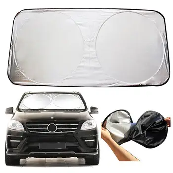 Universal Big Auto Car Vehicles Front Window Windshield Folding Visor Reflective UV Sunshade Heat Block Cover 
Universal Big Auto Car Vehicles Front Window Windshield Folding Visor Reflective UV Sunshade Heat Block Cover