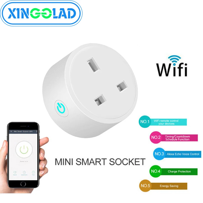 Smart Home Power Socket UK Plug Intelligent Wireless WIFI APP Alexa Voice Intelligent Grouping Control Remote Switch Monitoring
Smart Home Power Socket UK Plug Intelligent Wireless WIFI APP Alexa Voice Intelligent Grouping Control Remote Switch Monitoring