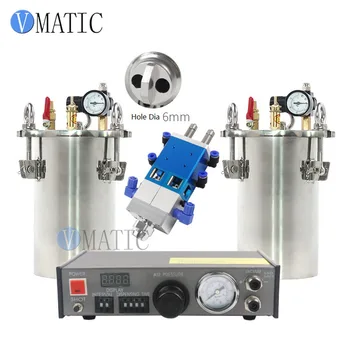 High Quality Fedex Express Automatic Glue Dispensing Machine + 2 Pcs 2L Pressure Tank + Dual Valve Big Flow
High Quality Fedex Express Automatic Glue Dispensing Machine + 2 Pcs 2L Pressure Tank + Dual Valve Big Flow