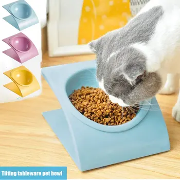 Tilted Cat Dog Bowl Raised Cat Food Water Bowl Dish Stress Free Backflow Protection UD88
Tilted Cat Dog Bowl Raised Cat Food Water Bowl Dish Stress Free Backflow Protection UD88