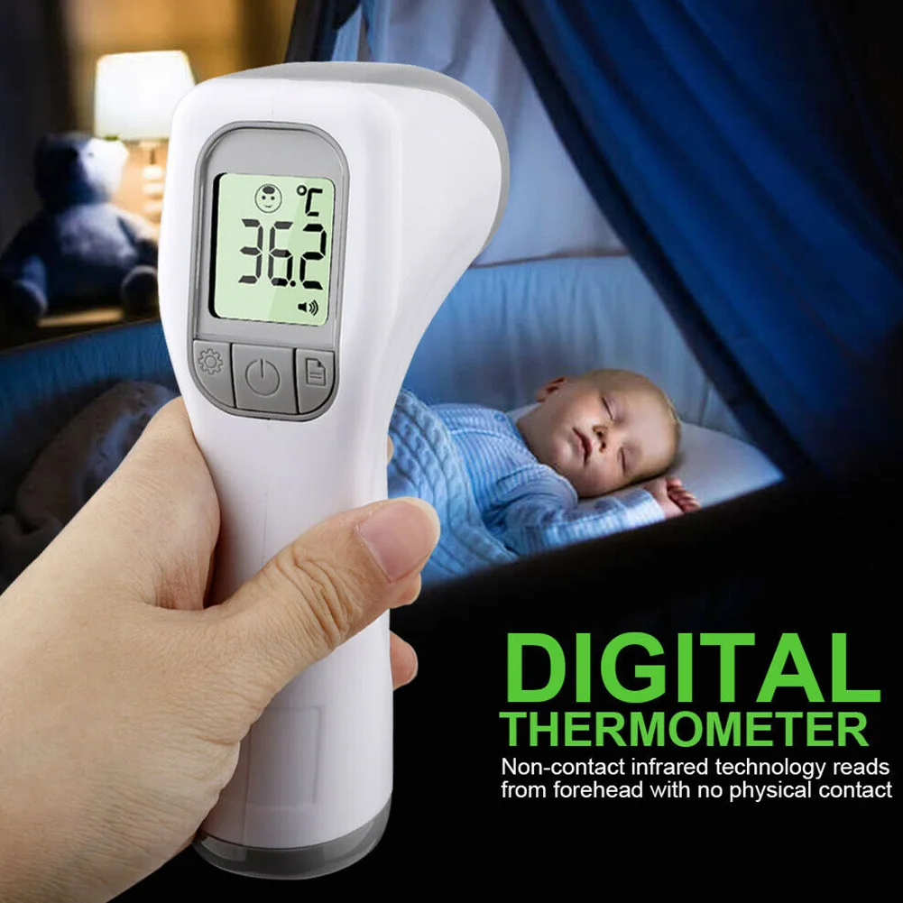 For Kids Adult Temperature Measurement Multipurpose Instant Readings Non Ear Infrared Forehead Thermometer LCD Digital
For Kids Adult Temperature Measurement Multipurpose Instant Readings Non Ear Infrared Forehead Thermometer LCD Digital