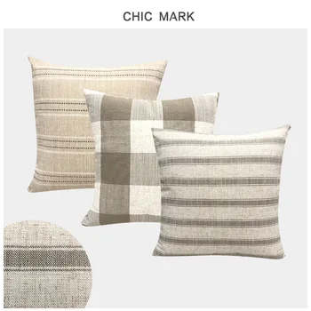 45x45cm Simple Stripe Lattice Cushion Cover Polyester Geometric Pillowcase on for Home Living room Decorative Sofa Pillow Covers
45x45cm Simple Stripe Lattice Cushion Cover Polyester Geometric Pillowcase on for Home Living room Decorative Sofa Pillow Covers