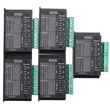 5Pcs Cnc Single Axis 4A Tb6600 Stepper Motor Drivers Controller 32 Segments Upgraded Version 4.0A 42Vdc Milling Kits 
5Pcs Cnc Single Axis 4A Tb6600 Stepper Motor Drivers Controller 32 Segments Upgraded Version 4.0A 42Vdc Milling Kits