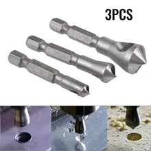 3Pcs 90 Degrees Countersink Bit Set Deburring Drill Bits Tapper Hole Cutter Hand Tools Wood Wooden Metal Plastic Chamfer Set
3Pcs 90 Degrees Countersink Bit Set Deburring Drill Bits Tapper Hole Cutter Hand Tools Wood Wooden Metal Plastic Chamfer Set