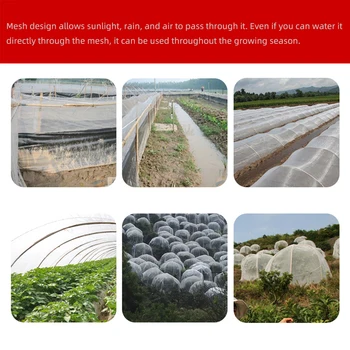 Large Garden Crop White Plant Protection Net Netting Bird Net Pest Insect Animal Vegetable Care Nets 2.5x10m
Large Garden Crop White Plant Protection Net Netting Bird Net Pest Insect Animal Vegetable Care Nets 2.5x10m