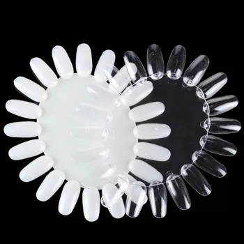 5pcs 20 color/Set Oval False Nails Tips Clear Nature Black Nail Art Polish Display Practice Train Color Card Manicure Tool 
5pcs 20 color/Set Oval False Nails Tips Clear Nature Black Nail Art Polish Display Practice Train Color Card Manicure Tool