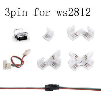 3pin 10mm Free Soldering Led Corner Connector Clip JST Male And Female Connector for ws2812b ws2811 w/ww 5050 led strip light
3pin 10mm Free Soldering Led Corner Connector Clip JST Male And Female Connector for ws2812b ws2811 w/ww 5050 led strip light