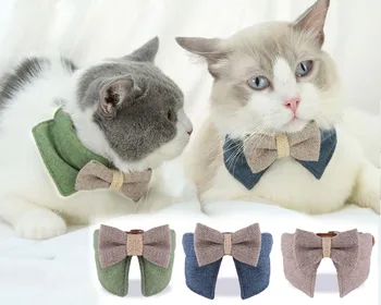 Small Pet puppy cat Collar with bowtie triangle collar with bow-knot cat Bibs comfortable soft cloth kitten collar S pet product
Small Pet puppy cat Collar with bowtie triangle collar with bow-knot cat Bibs comfortable soft cloth kitten collar S pet product
