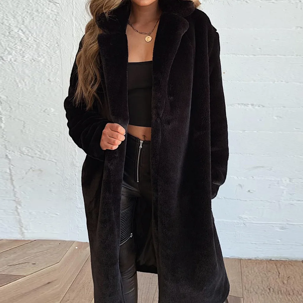 Autumn Winter Coat Women 2019 Casual Loose Solid Long Teddy Coat Female Vintage Plus Size Thick faux fur coat kamizelka futerko
Autumn Winter Coat Women 2019 Casual Loose Solid Long Teddy Coat Female Vintage Plus Size Thick faux fur coat kamizelka futerko