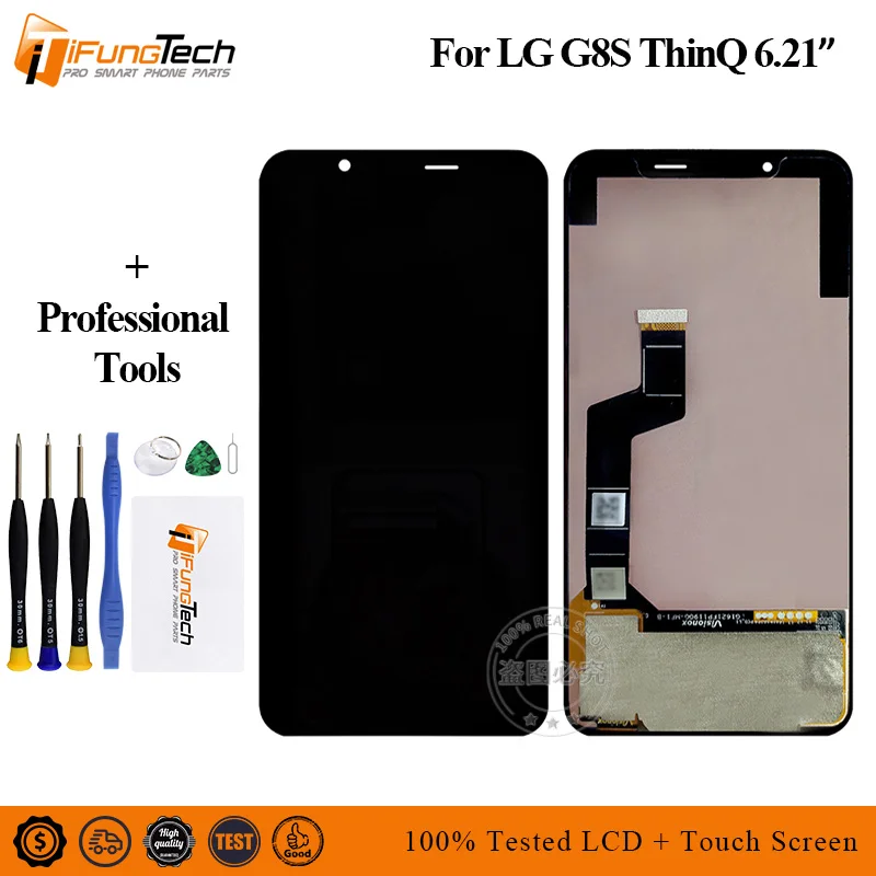 6.21" Original LCD for LG G8S ThinQ G810 LCD Display Screen Touch Digitizer LMG810 Assembly Replacement For LG G8S LCD + Tools
6.21" Original LCD for LG G8S ThinQ G810 LCD Display Screen Touch Digitizer LMG810 Assembly Replacement For LG G8S LCD + Tools