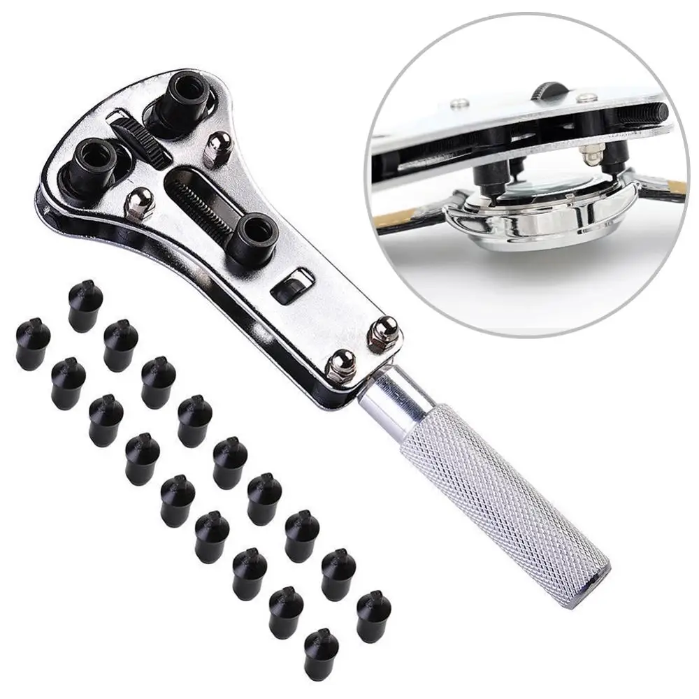 Watch Repair Tool Kit Back Opener Wrench Watch Batteries Changing Resizing Tool 40FP20
Watch Repair Tool Kit Back Opener Wrench Watch Batteries Changing Resizing Tool 40FP20