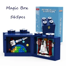 565pcs MOC Universe Unknown Magicial Box Creative Diy Building Blocks Space Station Aerospace Scenes Toys Kids Christmas Gift
565pcs MOC Universe Unknown Magicial Box Creative Diy Building Blocks Space Station Aerospace Scenes Toys Kids Christmas Gift