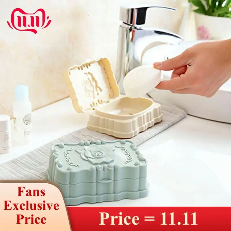 Bathroom Soap Box Plastic Rack Creative Draining Soap Holder Home Bathroom Waterproof Soap Storage Box Storage Organizer Holder
Bathroom Soap Box Plastic Rack Creative Draining Soap Holder Home Bathroom Waterproof Soap Storage Box Storage Organizer Holder