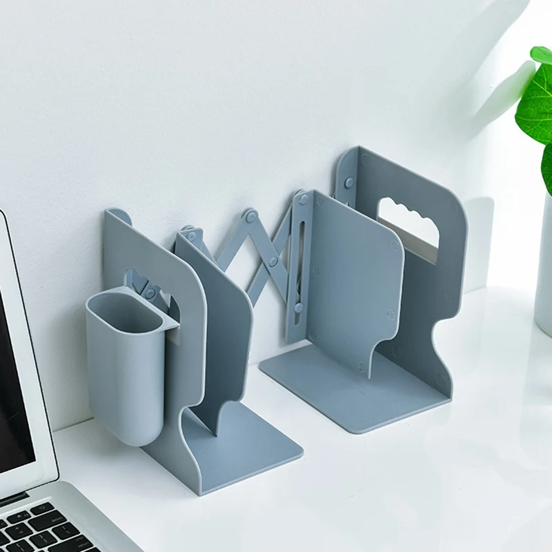 Retractable Bookends For Shelves Book Support Stand Bookshelf With Pen Holder Adjustable Bookends Book Rack Folder Book Stoppers
Retractable Bookends For Shelves Book Support Stand Bookshelf With Pen Holder Adjustable Bookends Book Rack Folder Book Stoppers
