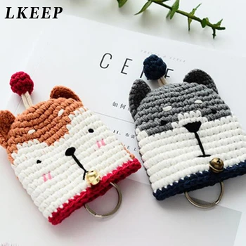 Women Cartoon Key Wallet Bags Fashion Pull Drawstring Keychain Holder Hand-woven Cute Storage Key Holders
Women Cartoon Key Wallet Bags Fashion Pull Drawstring Keychain Holder Hand-woven Cute Storage Key Holders