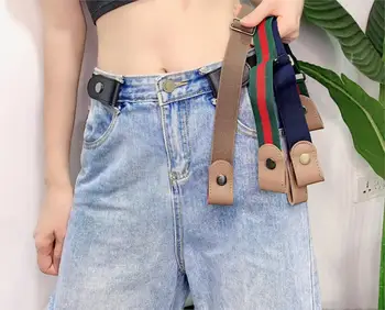 Women Belt Striped Lazy Waistband Invisible Hole-Free Casual Decorative Jeans All-match Elastic Leather Belts Wholesale
Women Belt Striped Lazy Waistband Invisible Hole-Free Casual Decorative Jeans All-match Elastic Leather Belts Wholesale