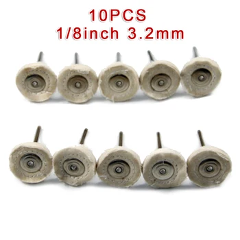 10*Mandrel Cloth Wheel Polishing Buffing Metals 1/8" 3.2mm Shank 10pcs Rotary Tool Parts Metal Processing
10*Mandrel Cloth Wheel Polishing Buffing Metals 1/8" 3.2mm Shank 10pcs Rotary Tool Parts Metal Processing