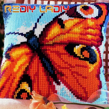 LADIY Cross Stitch Patterns BUTTERFLY Pillow Cover DMC Counted Cross-Stitch Set Cushions for Sofas Home Decorative
LADIY Cross Stitch Patterns BUTTERFLY Pillow Cover DMC Counted Cross-Stitch Set Cushions for Sofas Home Decorative