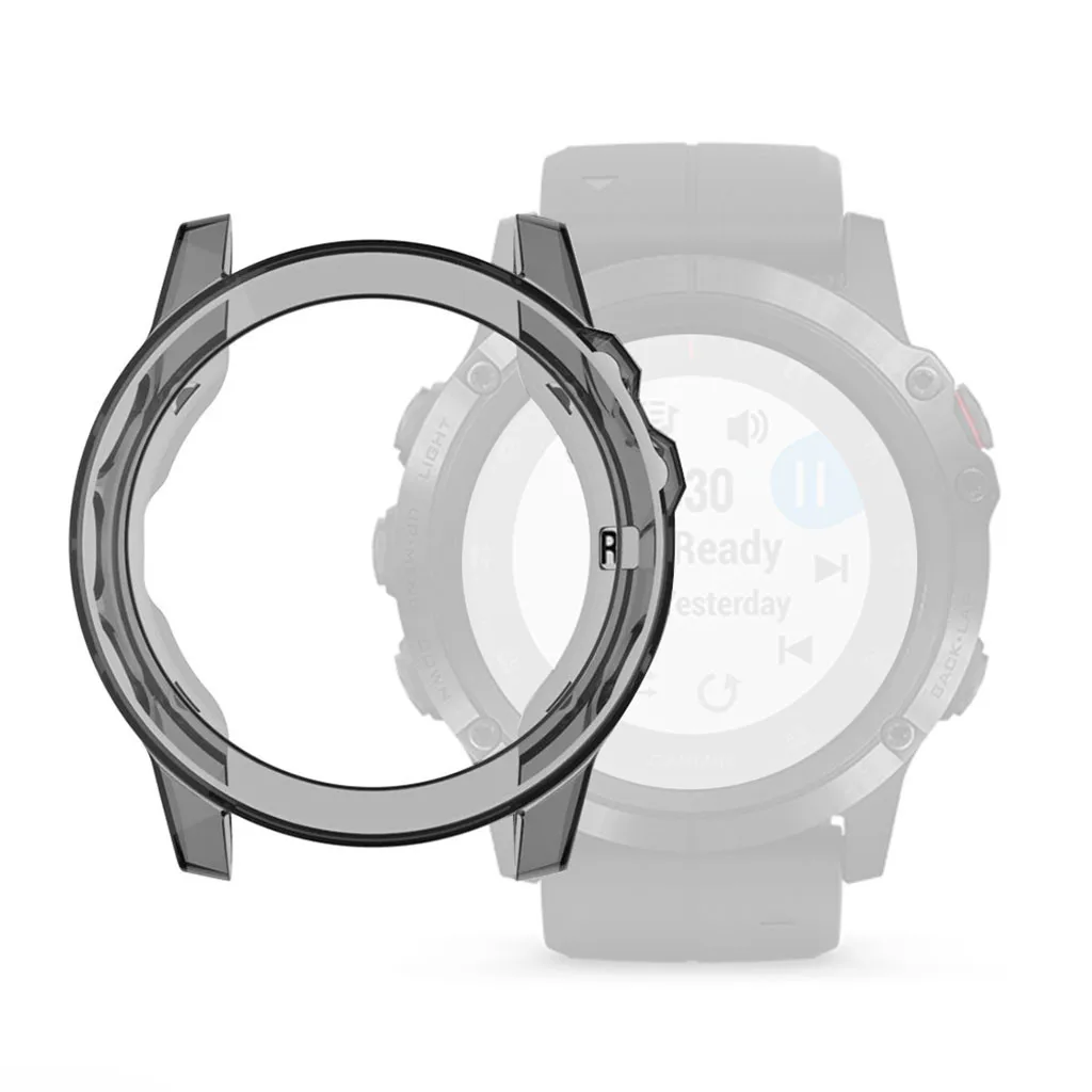 Мягкий ультратонкий прозрачный защитный чехол из ТПУ для Garmin Fenix 5/5 Plus телефона 6