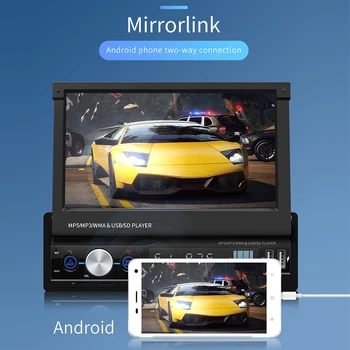 7-Inch HD Folding Touch-Screen Autoradio Car Multimidea MP5 Player for Android Mirrolink AUX Bluetooth USB
7-Inch HD Folding Touch-Screen Autoradio Car Multimidea MP5 Player for Android Mirrolink AUX Bluetooth USB